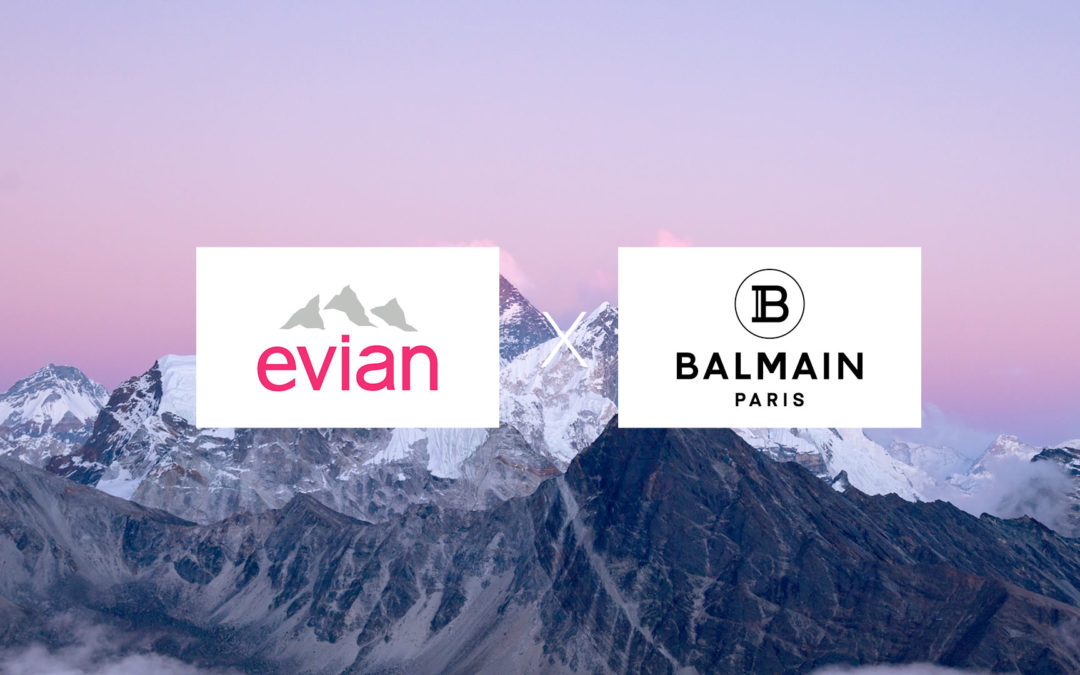 BALMAIN s’associe avec EVIAN !